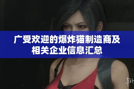 广受欢迎的爆炸猫制造商及相关企业信息汇总