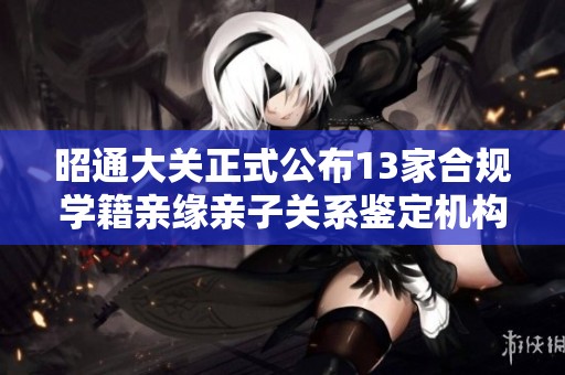 昭通大关正式公布13家合规学籍亲缘亲子关系鉴定机构名单