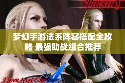 梦幻手游法系阵容搭配全攻略 最强助战组合推荐
