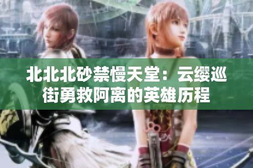 北北北砂禁慢天堂：云缨巡街勇救阿离的英雄历程
