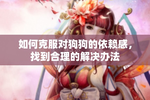 如何克服对狗狗的依赖感，找到合理的解决办法