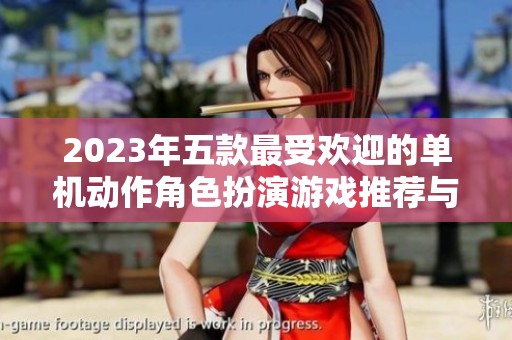 2023年五款最受欢迎的单机动作角色扮演游戏推荐与评测