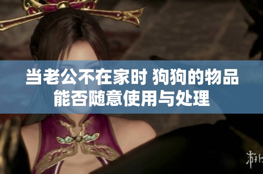 当老公不在家时 狗狗的物品能否随意使用与处理