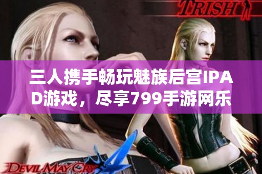 三人携手畅玩魅族后宫IPAD游戏，尽享799手游网乐趣