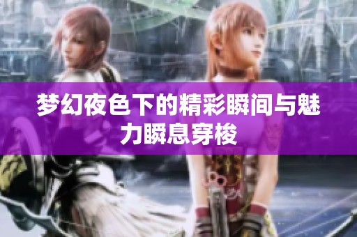 梦幻夜色下的精彩瞬间与魅力瞬息穿梭