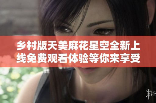 乡村版天美麻花星空全新上线免费观看体验等你来享受