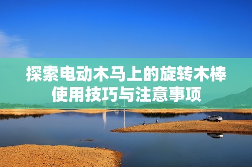 探索电动木马上的旋转木棒使用技巧与注意事项