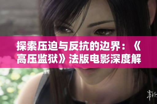 探索压迫与反抗的边界：《高压监狱》法版电影深度解析