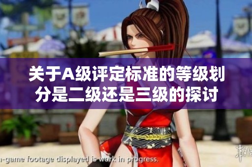 关于A级评定标准的等级划分是二级还是三级的探讨