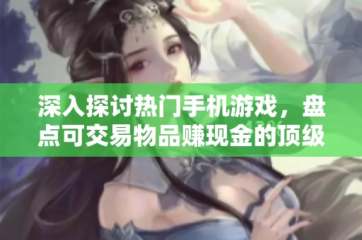 深入探讨热门手机游戏，盘点可交易物品赚现金的顶级佳作