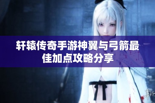 轩辕传奇手游神翼与弓箭最佳加点攻略分享