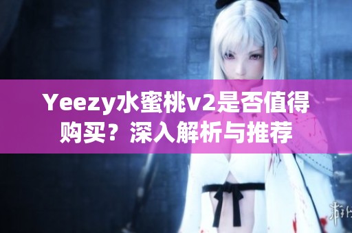 Yeezy水蜜桃v2是否值得购买？深入解析与推荐